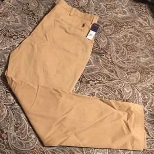 Ralph Lauren Chino Flat Front Pants